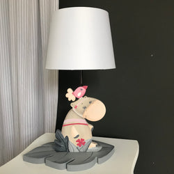 Lampe de table hippopotame